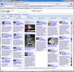 Google News Timeline