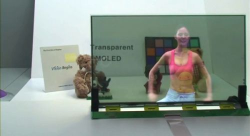 Écran OLED transparent