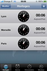 Horloge iPhone