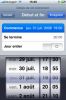 iPhone : Calendrier