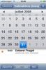 iPhone : Calendrier