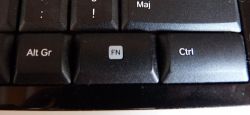 Logitech diNovo : touche Fn